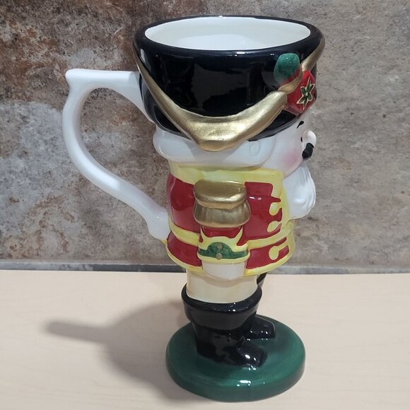 Teleflora Ceramic Nutcracker Soldier Mug Vase Christmas Holiday Decor - Picture 4 of 11